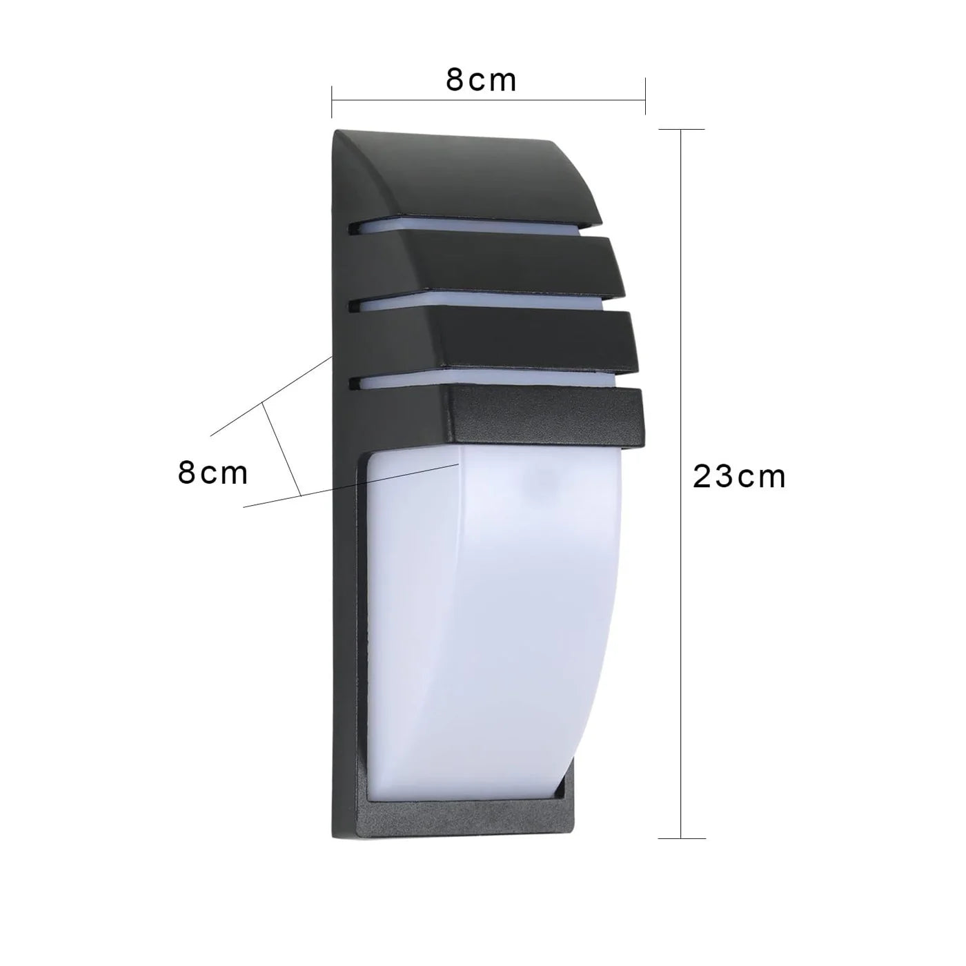 Applique Murale LED Extérieure Étanche IP65 Haut & Bas en Aluminium