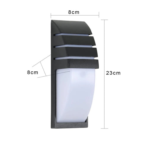 Applique Murale LED Extérieure Étanche IP65 Haut & Bas en Aluminium