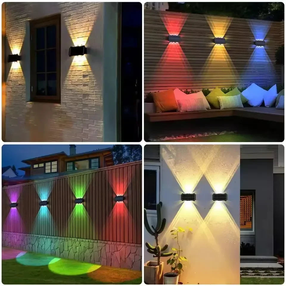 Applique Murale Solaire LED Étanche pour Extérieur