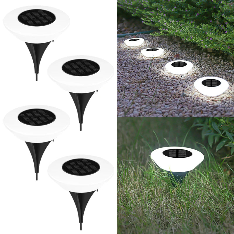 Lot de Lampes Solaires Encastrables LED pour Jardin – Éclairage Extérieur IP65, Balisage Automatique, Résistant aux Intempéries