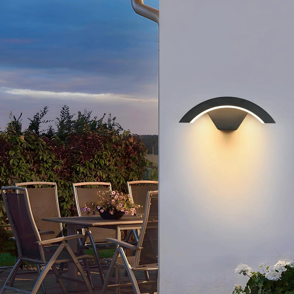 Applique Murale LED Extérieure 24W Étanche – Noir