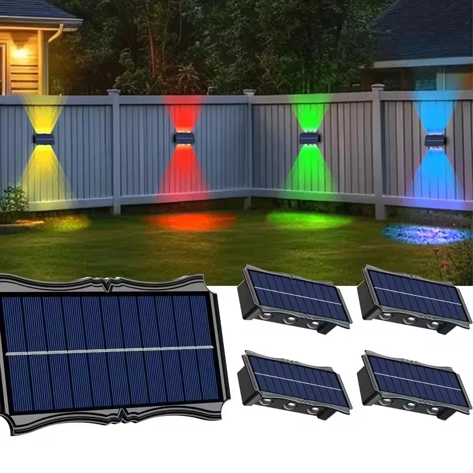 Applique Murale Solaire LED Étanche pour Extérieur