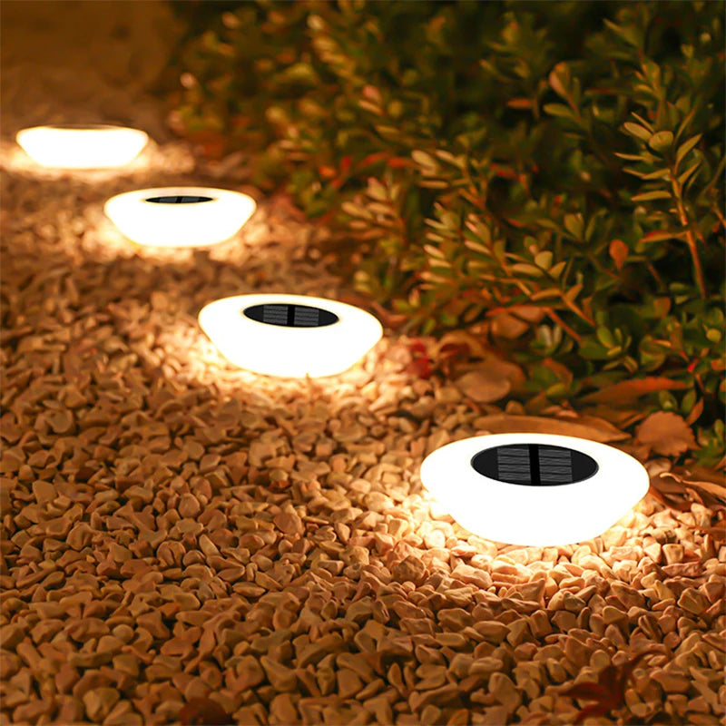 Lot de Lampes Solaires Encastrables LED pour Jardin – Éclairage Extérieur IP65, Balisage Automatique, Résistant aux Intempéries