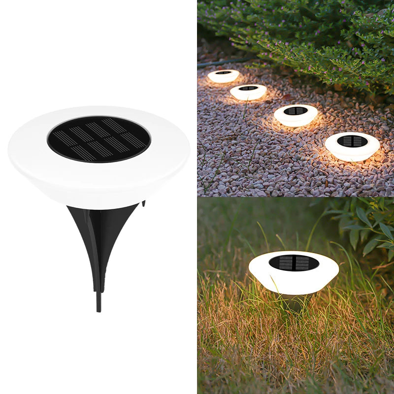 Lot de Lampes Solaires Encastrables LED pour Jardin – Éclairage Extérieur IP65, Balisage Automatique, Résistant aux Intempéries